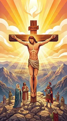 Jesus on the cross — redemption and hope for humanity