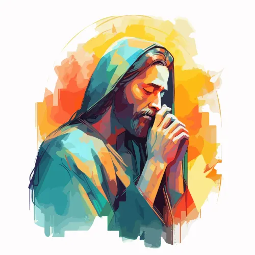 Jesus teaching the Bible